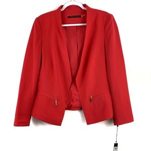 NWT Ivanka Trump Pink Open Front Tuxedo Blazer 14